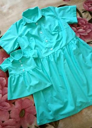 Комплект family look "м'ятний лід"