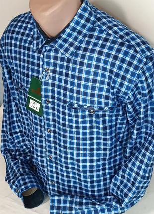 Мужские рубашки флис hetai vd-0061 классическая синяя клетчатая мужская рубашка, теплая мужская рубашка флис8 фото