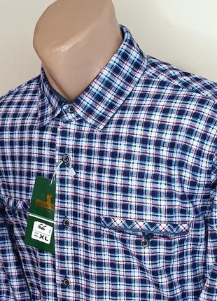 Мужские рубашки на флисе hetai vd-0066 синяя клетчатая мужская рубашка, теплая мужская рубашка на флисе7 фото