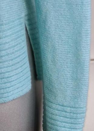 Кашемировый свитер голубого цвета2 фото