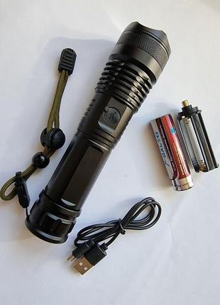 Ліхтарик ручной тактичний usb5 фото