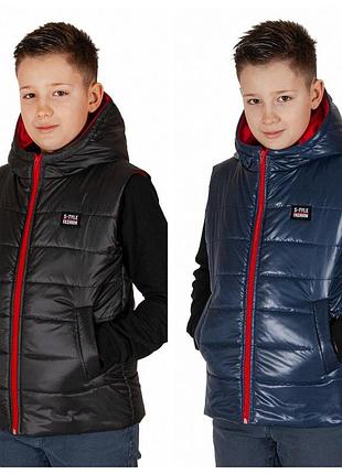 Жилети дитячі та підліткові, розміри на зріст 110-158 + відеообзор