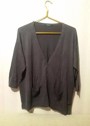 Кардиган вискозный мышиного цвета (46 -48 р-р)   8
