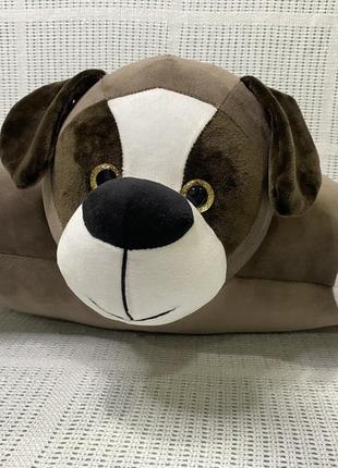 Мягкая игрушка собака подушка2 фото