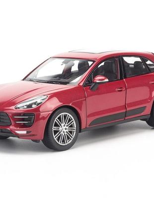 Іграшка машина металева porsche macan turbo 1:24