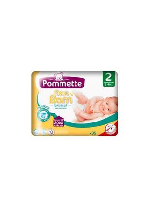 Підгузки couche pommette taille 2 (3-6 кг) 35 шт франція