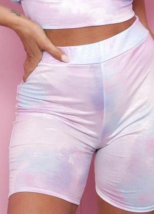 Шорты велосипедки тай дай femme luxe