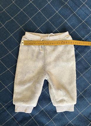 Теплі махрові байкова штани для малюка5 фото