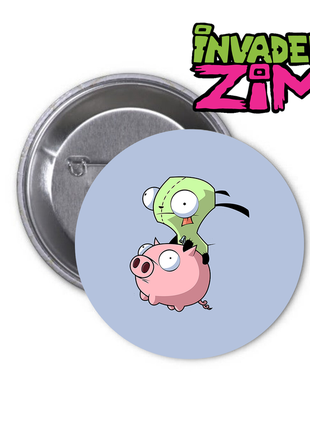 Значок invader zim завойовник зім