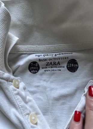 Футболка поло zara 128 см2 фото