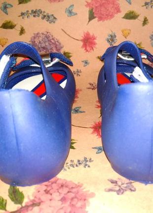 Туфли балетки пвх стиль мэри джейн синие6 фото