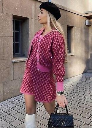 Zara женское вязаное платье в шерстью оригинал р. s зара