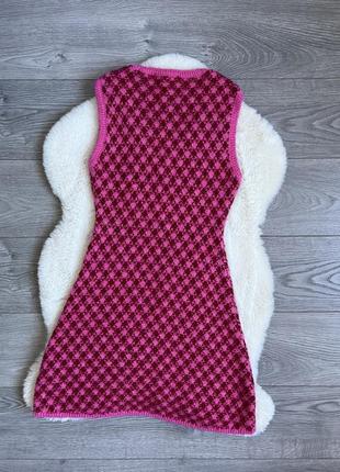 Zara вязаное платье в шерстью оригинал р. s зара6 фото