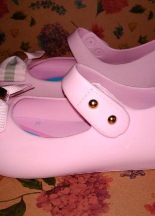 Туфли балетки в стиле мэри джейн пвх розовые3 фото