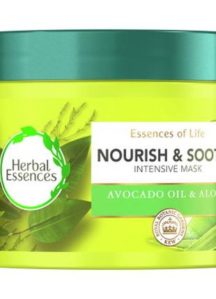 Маска для волос herbal essences питательная с маслом авокадо и алоэ 450 мл (8006540178416)