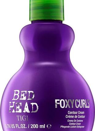 Крем для фіксації та догляду  за кучерями  tigi bed head foxy curls 200 ml1 фото