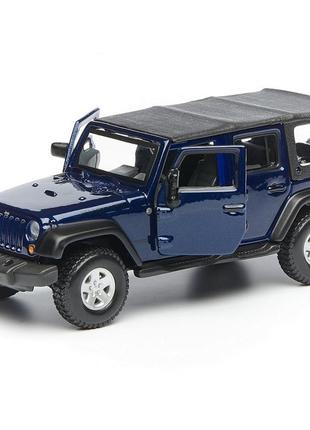 Іграшка джип металевий jeep wrangler unlimited rubicon