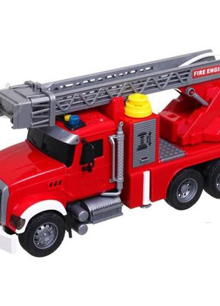 Игрушка пожарная машина брызгает водой со звуковыми и световыми эффектами