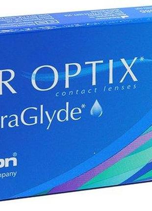 Контактные линзы air optix plus hydraglyde (упаковка 3 шт) 1 месяц -0,5...-12 аироптик