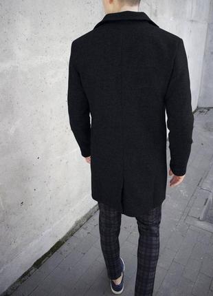 Мужское кашемировое пальто на пуговицах3 фото