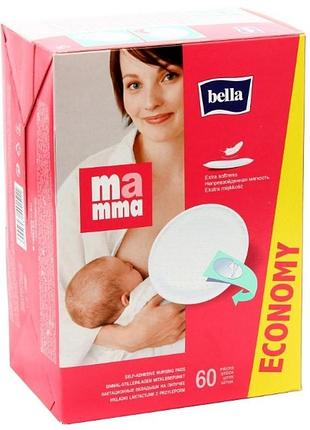 Вкладка для бюстгальтера bella mamma з липкою 60 шт (59005162358)