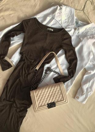 Красивое платье по фигурке от bershka💚