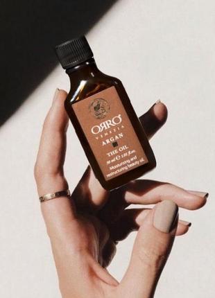 Поживна арганова олія для волосся orro  argan  oil1 фото