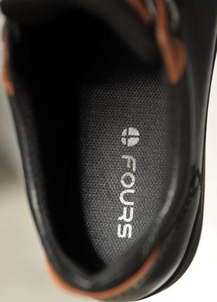 Стильні кросівки шкіряні коричневі чоловічі (весна/осінь/літо демі/демісезонні) для...