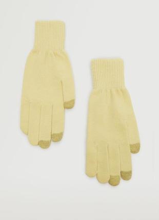Рукавички, рукавиці, трикотажні рукавиці mango, перчатки, рукавицы1 фото
