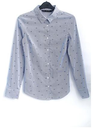 Рубашка zara с велосипедиками
