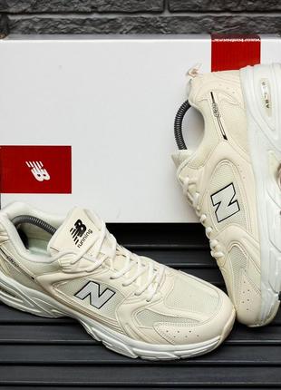 Весенние, спортивные кроссовки new balance 530 beige2 фото