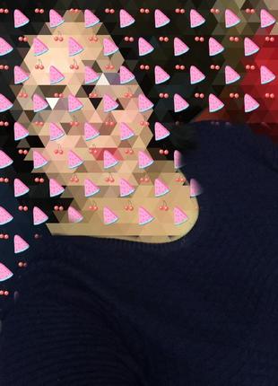 Женское темно-синее платье большого размера,батал,оверсайз с длинным рукавом