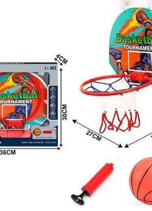 Баскетбол 010-13 (30/2) м'яч, насос, щит з кільцем, у пакеті1 фото