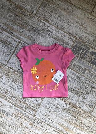 Футболка pep&co размер 0-3 мес.