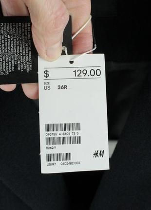 Стильне классичне пальто h&amp;m wool-blend coat7 фото