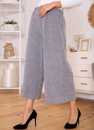 Кюлоти на резинці сірого кольору