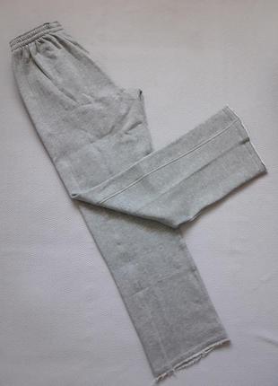Суперовые фирменные утеплённые трикотажные спортивные брюки высокая посадка  kukri7 фото