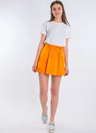 Love moschino юбка ярко оранжевая1 фото