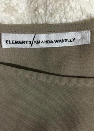Шикарная ассиметричная дизайнерская юбка amanda wakeley (нюанс)8 фото