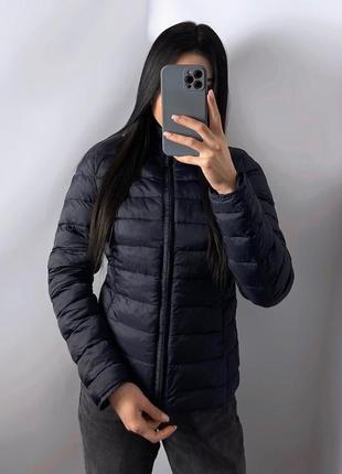 Куртка napapijri синяя женская наппа микро оригинал