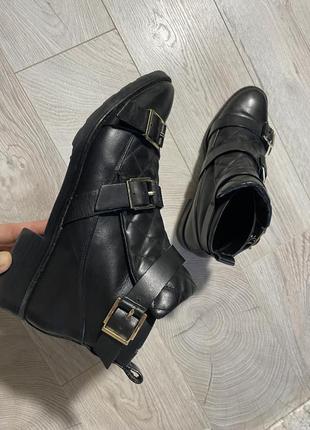 Черевики шкіра zara