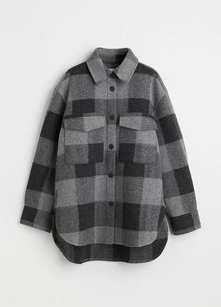 Тёплая рубашка в клетку