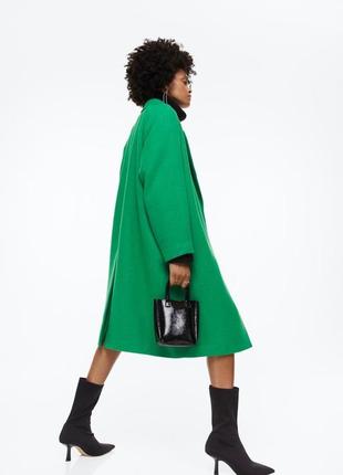 Пальто h&m великого кольору ( преміум колекція)