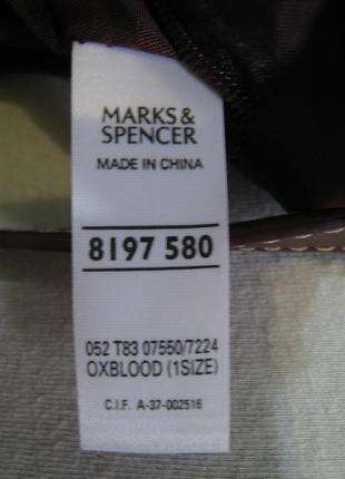 Кожаная сумка marks & spencer, англия, оригинал!!!4 фото