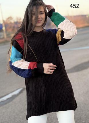 Женский свитер-туника, размер 48/543 фото