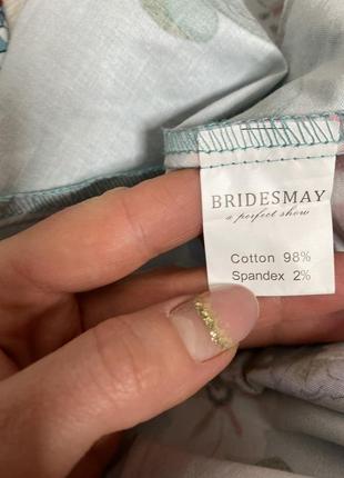 Платье миди платье в цветочный принт очень большого размера bridesmay 4xl5 фото