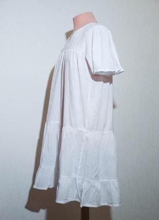 Платье с воланом с рюшью оборками свободное колокольчик колокольчиком8 фото