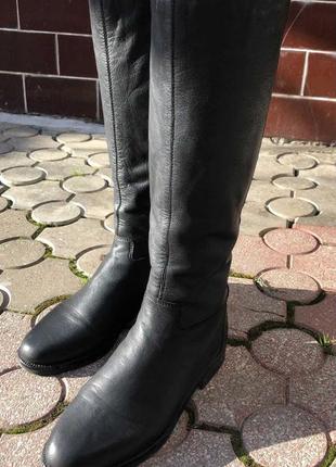 Сапоги шкіряні