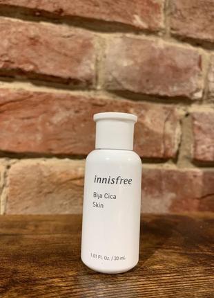 Тонер для чувствительной кожи innisfree bija cica skin 30 мл1 фото