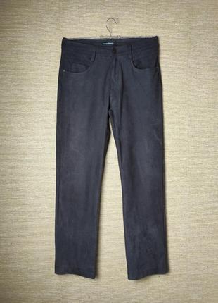Брюки штаны замшевые под замшу джинсы1 фото